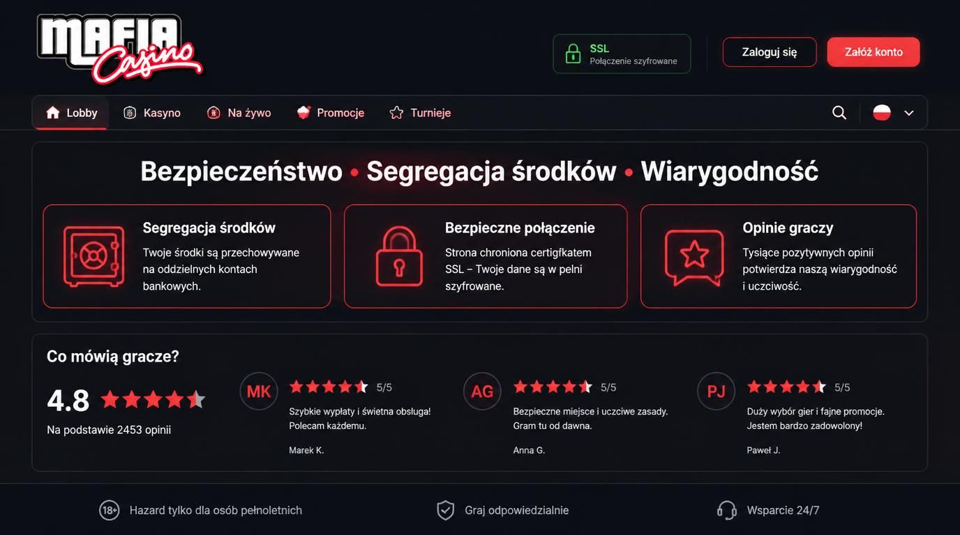 Elementy bezpieczeństwa finansowego w kasynie online widoczne na ekranie kasjera.